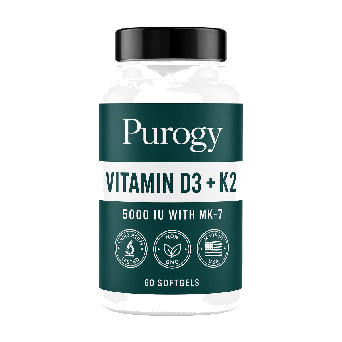 Vitamin D3 + K2 Softgels